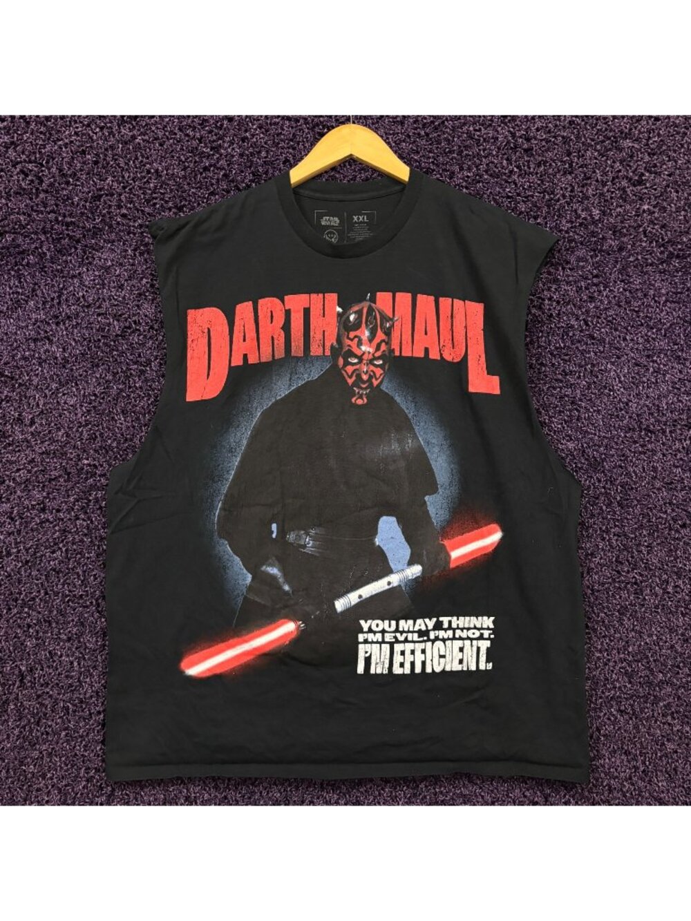 CVLA x Star Wars Darth Maul Muscle Tee Size XXL
